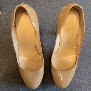 Authentic Christian Louboutin Patent Leather Platform Pumps. PRICE IS NEGOTIABLE